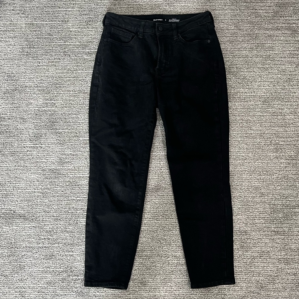 Old Navy Charcoal Straight-Leg Jeans